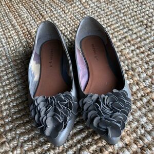 Steven By Steve Madden Gray Floral Flats